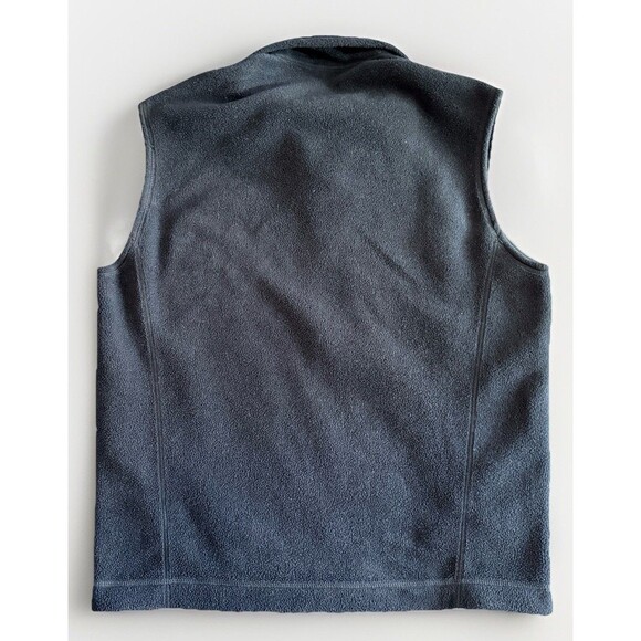 Patagonia Synchilla Men’s Large Vest Black Fleece Full Zip Pockets NO LOGO - Picture 10 of 10